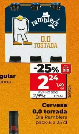 Dia Cervesa 0,0 torrada oferta