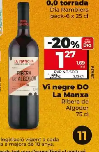 Dia Vi negre DO La Manxa oferta