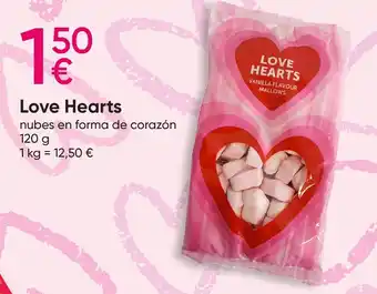 Pepco Love Hearts nubes en forma de corazón oferta