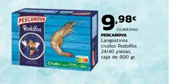 Supermercados Lupa Pescanova Langostinos Crudos Rodolfos oferta