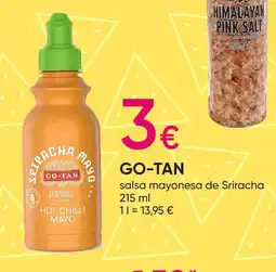 Pepco GO TAN salsa mayonesa de Sriracha oferta