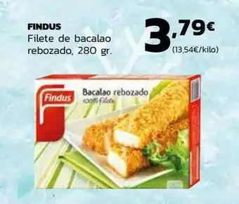 Supermercados Lupa Findus Filete De Bacalao Rebozado oferta