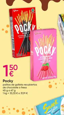 Pepco POCKY palitos de galleta recubiertos de chocolate o fresa oferta