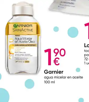 Pepco GARNIER agua micelar en aceite oferta