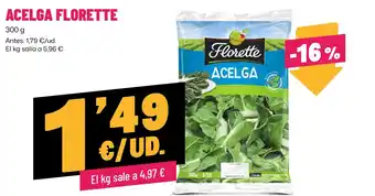 AhorraMas FLORETTE Acelga oferta