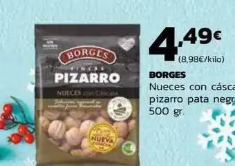 Supermercados Lupa Borges Nueces Con Cásca Pizarro Pata Negra oferta