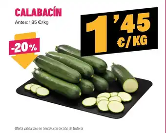 AhorraMas Calabacín oferta