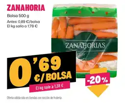 AhorraMas Zanahoria oferta