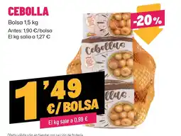 AhorraMas Cebolla oferta