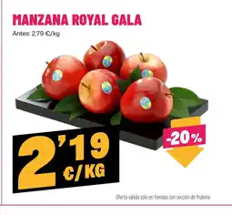 AhorraMas Manzana royal gala oferta