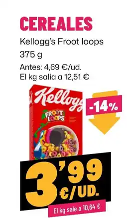 AhorraMas KELLOGG'S Froot loops oferta