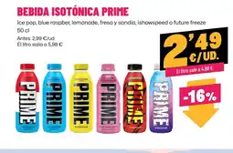 AhorraMas PRIME Bebida isotónica oferta