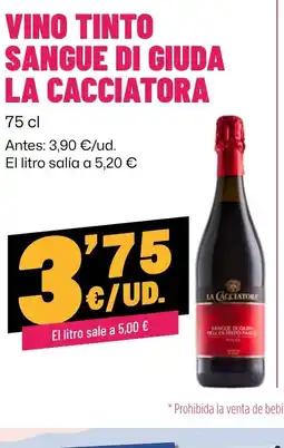 AhorraMas LA CACCIATORA Vino tinto sangue di giuda oferta