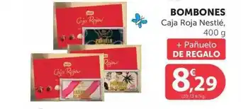 SPAR Bombones Caja Roja Nestlé + Pañuelo De Regalo 400g oferta