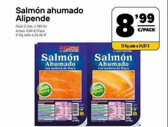 AhorraMas Salmón Ahumado Alipende oferta