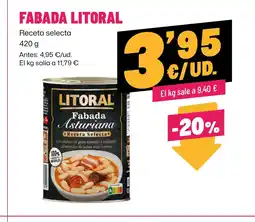 AhorraMas LITORAL Fabada oferta