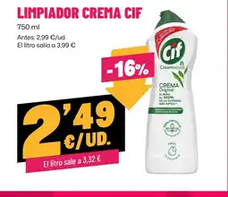 AhorraMas CIF Limiador crema oferta