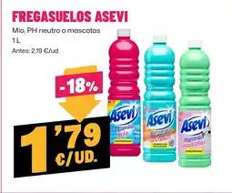 AhorraMas ASEVI Fregasuelos oferta