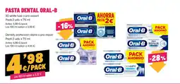 AhorraMas ORAL-B Pasta dental oferta