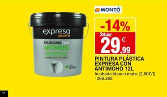 Bricoking Pintura Plástica Expresa Con Antimoho 12l oferta