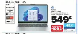 Carrefour Portátil 15-FC0003NS oferta