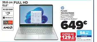 Carrefour Portátil 15S-EQ2150NS oferta