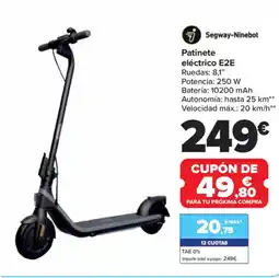 Carrefour Patinete eléctrico E2E oferta