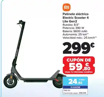 Carrefour Patinete eléctrico Electric Scooter 4 oferta