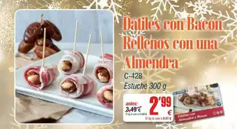 Abordo Dátiles Con Baón Rellenos Con Una Almendra oferta