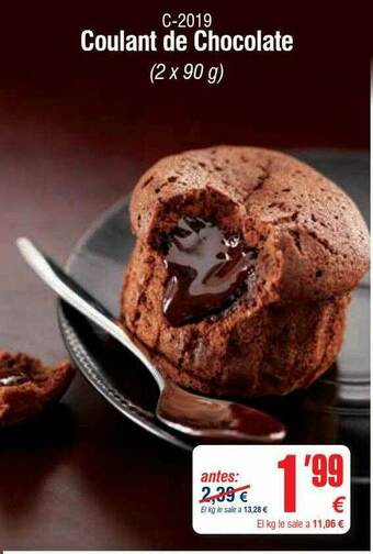 Abordo Coulant De Chocolate oferta