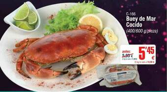 Abordo Buey De Mar Cocido oferta