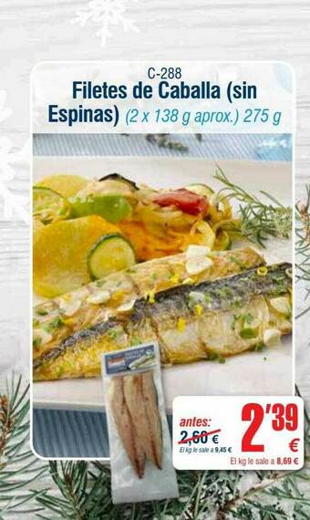 Abordo Filetes De Caballa Sin Espinas oferta