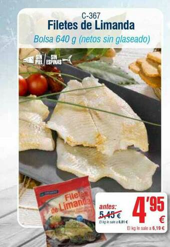Abordo Filetes De Limanda oferta