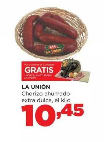 Alimerka La Unión Chorizo Ahumado Extra Dulce oferta