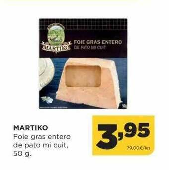 Alimerka Martiko Foie Gras Entero De Pato Mi Cuit oferta