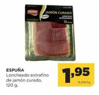 Alimerka Espuña Loncheado Extrafino De Jamón Curado oferta