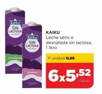 Alimerka Kaiku Leche Semi O Desnatada Sin Lactosa oferta