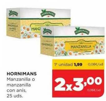 Alimerka Hornimans Manzanilla O Manzanilla Con Anís oferta