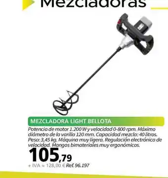 Coferdroza Mezcladora Light Bellota oferta