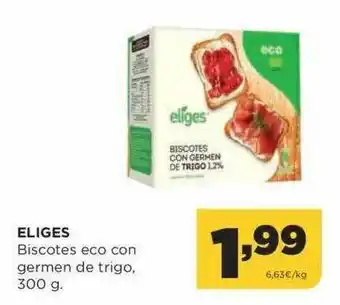 Alimerka Eliges Biscotes Eco Con Germen De Trigo oferta