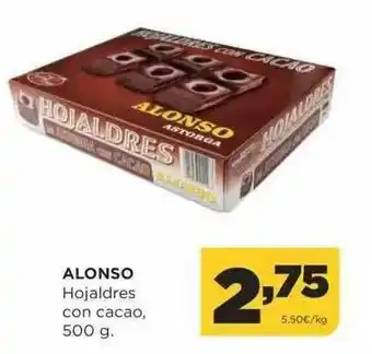 Alimerka Alonso Hojaldres Con Cacao oferta