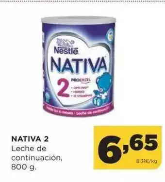 Alimerka Nativa 2 Leche De Continuación oferta
