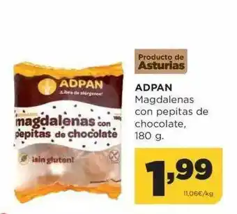 Alimerka Adpan Magdalenas Con Pepitas De Chocolate oferta