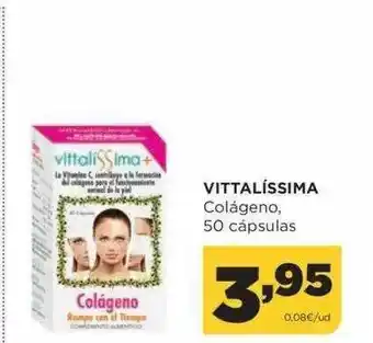 Alimerka Vittalíssima Colágeno 50 Cápsulas oferta