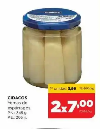Alimerka Cidacos Yemas De Espárragos oferta