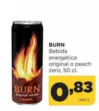 Alimerka Burn Bebida Energética Original O Peach Zero oferta