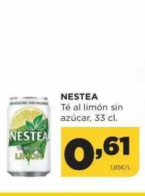 Alimerka Nestea Té Al Limón Sin Azúcar oferta