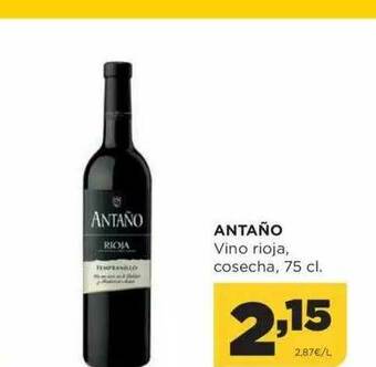 Alimerka Antaño Vino Rioja Cosecha oferta