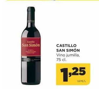 Alimerka Castillo San Simón Vino Jumilla oferta