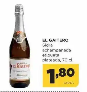 Alimerka El Gaitero Sidra Achampanada Etiqueta Plateada oferta